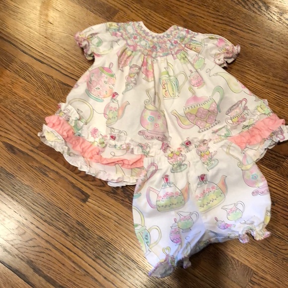 Le’ Za Me Other - La’ Za Me 2 pc. Dress teapots/ cup design fabric